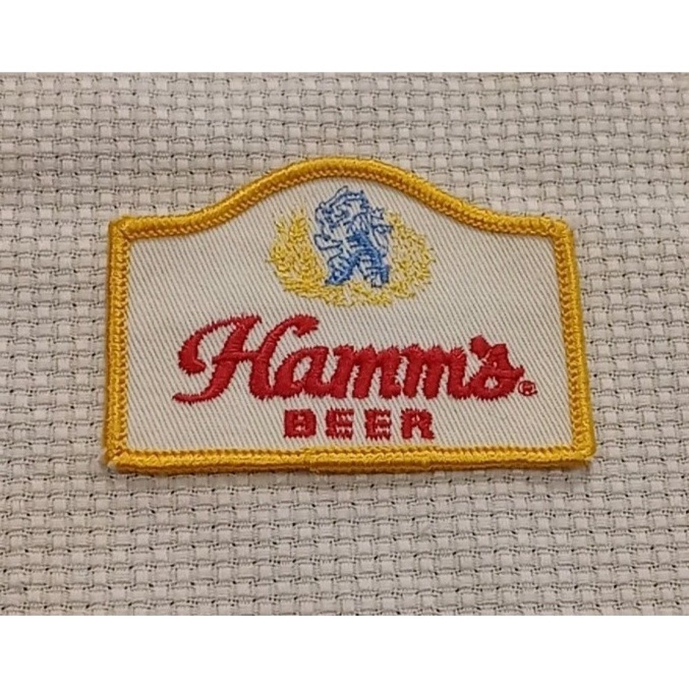 Vintage Hamms Beer Patch Embroidered Classic Hamm's Beer Badge Sew On Minnesota